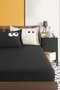 L'essentiel linge de maison Juego de Sábanas Dobles Funny - Negro
